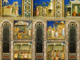 Giotto. Sei affreschi. Preparazione