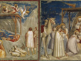 Giotto. Natività e Adorazione dei Magi