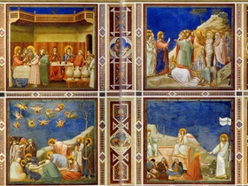 Giotto. Quattro affreschi centrali