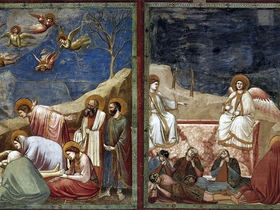 Giotto. Compianto al Cristo morto e Noli me tangere