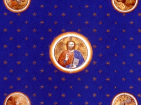 Giotto. Particolare della volta