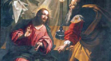 Gregorio Martínez (1547-1598) Nicodemo visita a Jesús - Olmedo. Iglesia de Santa María del Castillo