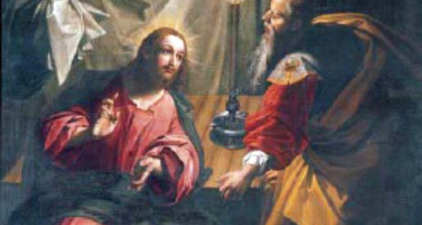 Gregorio Martínez (1547-1598) Nicodemo visita a Jesús - Olmedo. Iglesia de Santa María del Castillo
