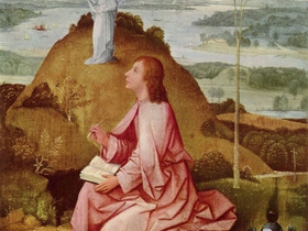 Hieronymus Bosch, San Giovanni a Patmos, recto