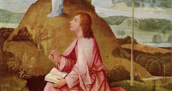 Hieronymus Bosch, San Giovanni a Patmos, recto