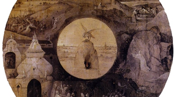 Hieronymus Bosch, San Giovanni a Patmos, verso