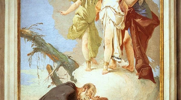 Giovan B. Tiepolo, Abramo e i tre Angeli