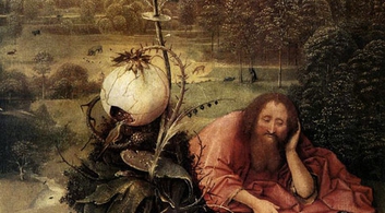 Bosch, San Giovanni Battista in meditazione