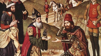 Dieric Bouts il vecchio, Abramo e Melchisedec