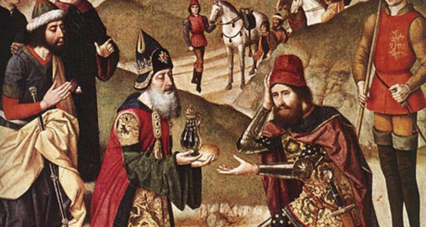 Dieric Bouts il vecchio, Abramo e Melchisedec