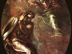 Tintoretto, L'Eterno Padre appare a Mosè