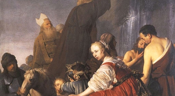 Pieter de Grebber, Mosè fa scaturire l'acqua dalla roccia