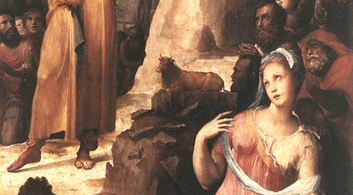 Domenica Beccafumi, Il vitello d'oro