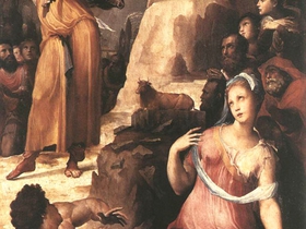Domenica Beccafumi, Il vitello d'oro