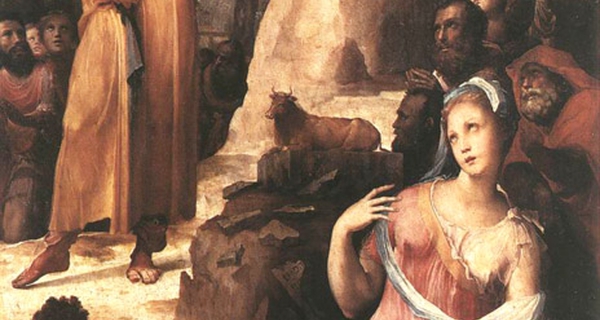 Domenica Beccafumi, Il vitello d'oro