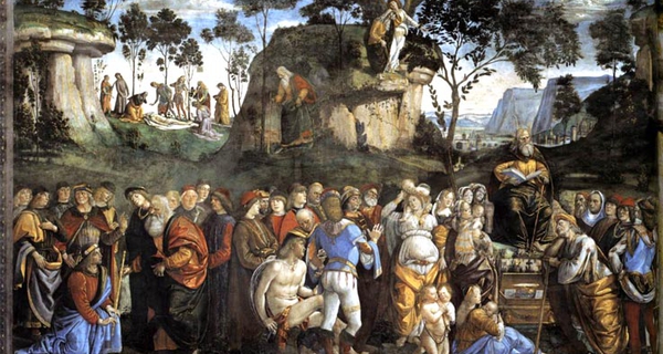 Luca Signorelli. Morte di Mosè