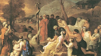 Sébastien Bourdon, Mosè e il serpente di rame