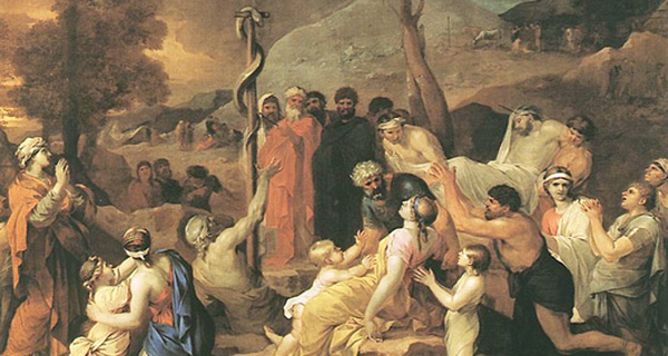 Sébastien Bourdon, Mosè e il serpente di rame