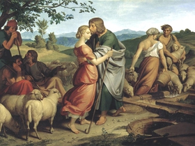 Joseph von Fuhrich, Giacobbe e Rachele al pozzo