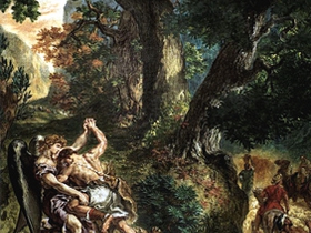 Eugène Delacroix, Giacobbe lotta con l'angelo