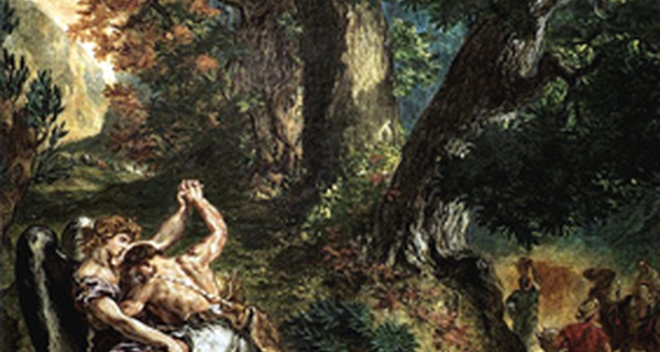 Eugène Delacroix, Giacobbe lotta con l'angelo