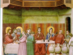 Giotto, Cappella degli Scrovegni, Le nozze di Cana