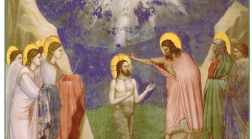 Giotto, Cappella degli Scrovegni, Il Battesimo di Gesù