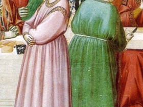Giotto, Cappella degli Scrovegni, particolare dei servi