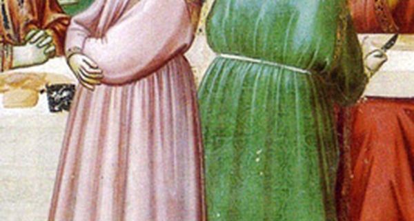 Giotto, Cappella degli Scrovegni, particolare dei servi