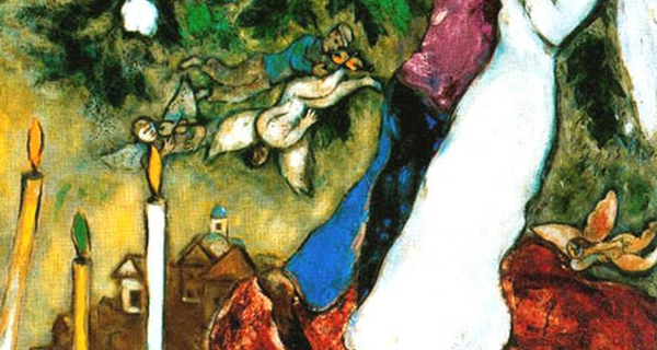 Chagall, Le tre candele, Collezione Privata