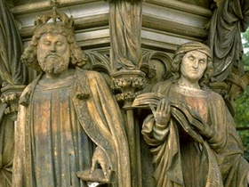 Claus Sluter, Pozzo di Mosè, Davide e Geremia
