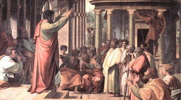 Raffaello, Paolo prega ad Atene