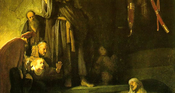 Rembrandt, La resurrezione di Lazzaro