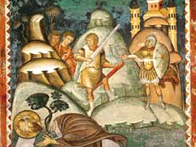 Il martirio di san Paolo (XIII secolo), Sancta Sanctorum, Roma