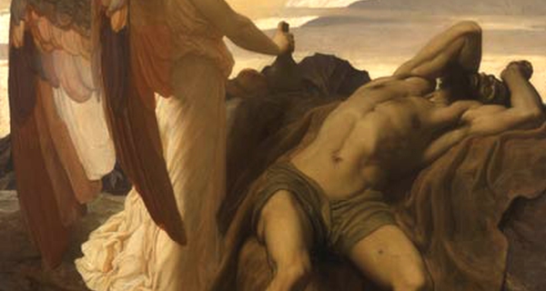 Frederic Leighton, Elia nel deserto con l'angelo