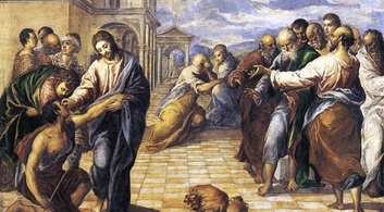 El Greco, Il cieco nato, 1567, Gemäldegalerie, Dresda