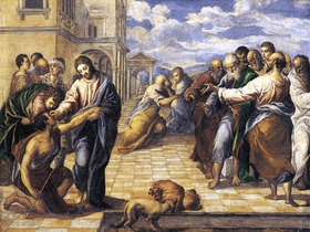 El Greco, Il cieco nato, 1567, Gemäldegalerie, Dresda