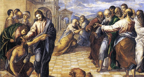 El Greco, Il cieco nato, 1567, Gemäldegalerie, Dresda