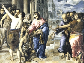 El Greco Il Cieco nato, 1570 -75, Galleria Nazionale, Parma