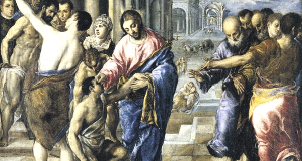 El Greco Il Cieco nato, 1570 -75, Galleria Nazionale, Parma