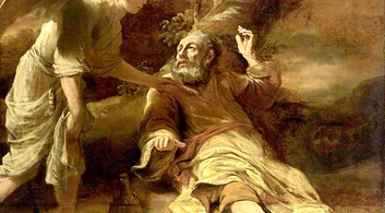 Ferdinand Bol, Elia e l'Angelo, 1660-63