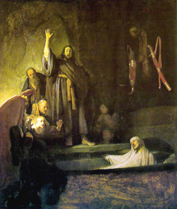Rembrandt, LA risurrezione di Lazzaro