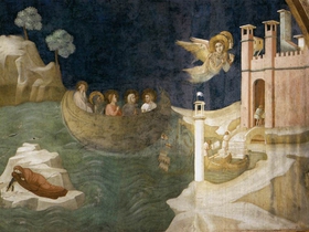 Giotto, Assisi, Il viaggio della Maddalena