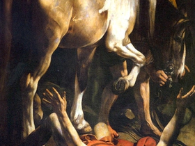 Caravaggio, Conversione di Saulo, Cappella Cerasi Roma