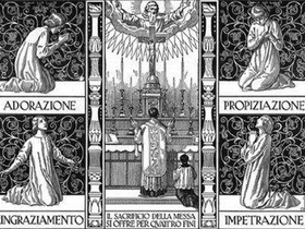 I quattro fini per cui si offre il Sacrificio della Messa