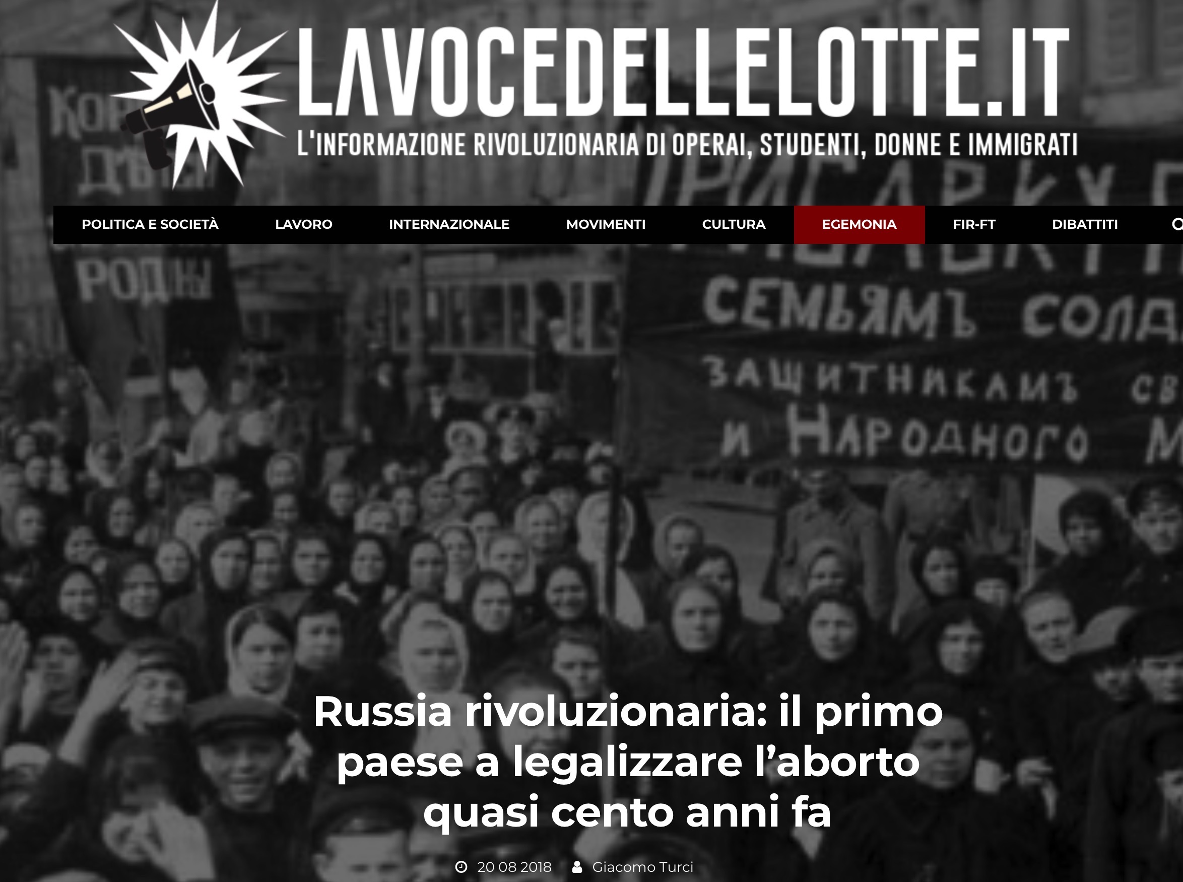 https://www.lavocedellelotte.it/2018/08/20/russia-rivoluzionaria-il-primo-paese-a-legalizzare-laborto-quasi-cento-anni-fa/
